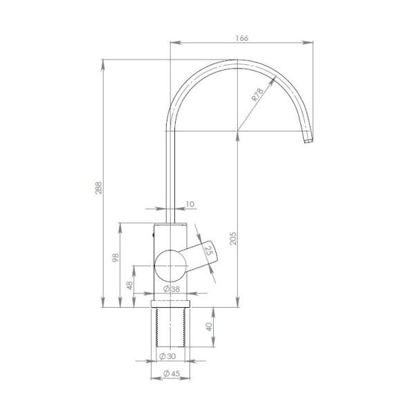 Einhebelmischer Keramik Contur S90